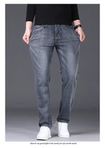 Load image into Gallery viewer, Comfy Dad Jeans – Style décontracté et confort pour papa
