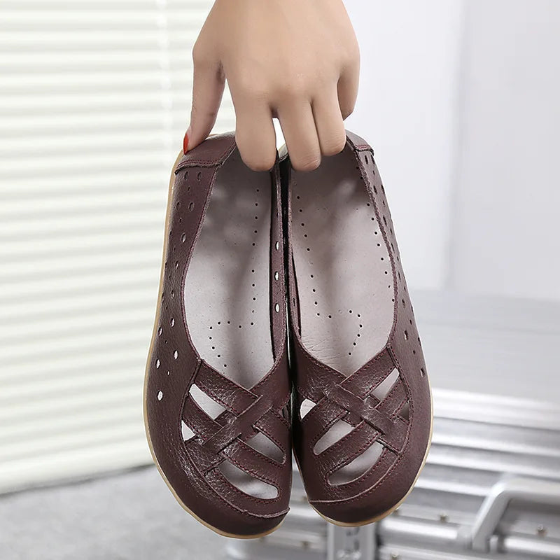 Women's Leather Loafers (Pink) – Shop at OWNLUXE