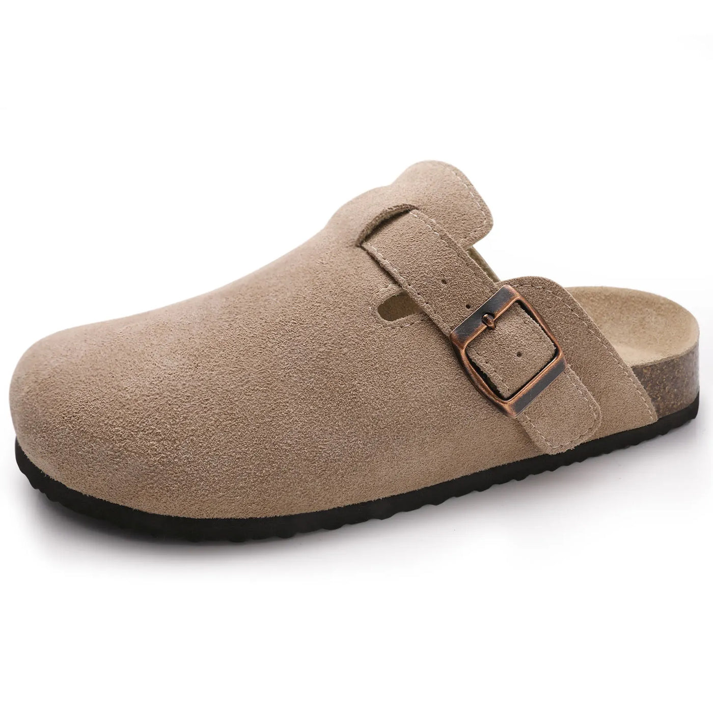 Women's Adjustable Leather Slippers (Black No Strap) – Shop at OWNLUXE
