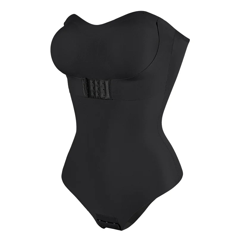 Shaping Bodysuit with Bra Lifter & Removable Straps - Tummy Control Thong | OWNLUXE