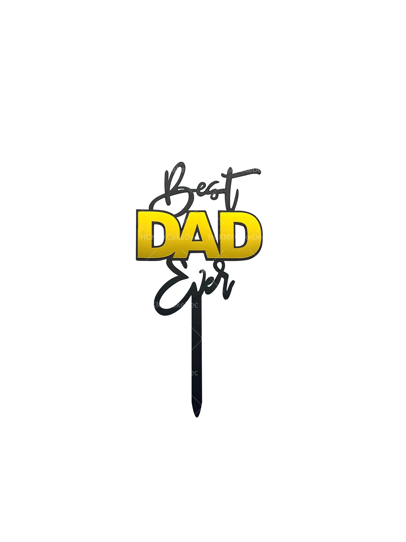 Father’s Day Acrylic Sign – Modern Clear Tabletop Décor