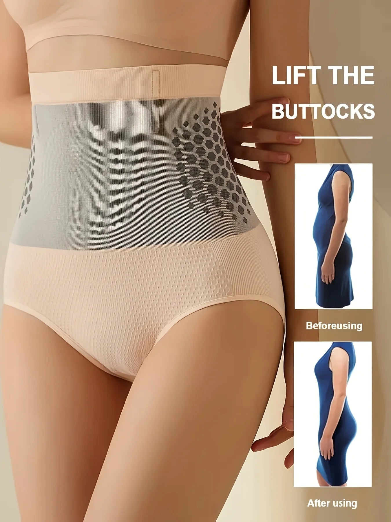 High-Waist Tummy-Control Seamless Body Shaper | OWNLUXE