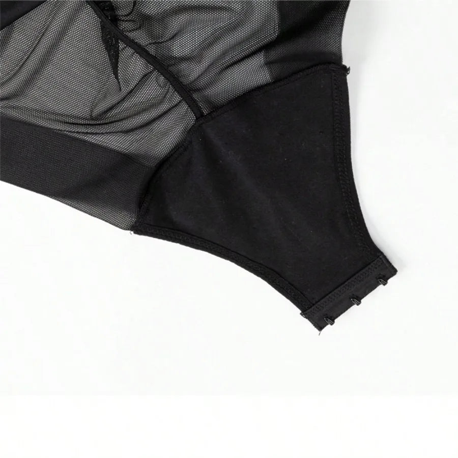 Tummy Control Open Bust Shapewear Bodysuit for Women