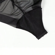 Tummy Control Open Bust Shapewear Bodysuit for Women