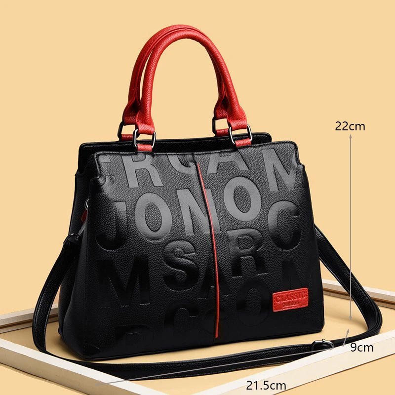 Large Capacity Travel Satchel - Designer PU Leather Crossbody Tote | OWNLUXE