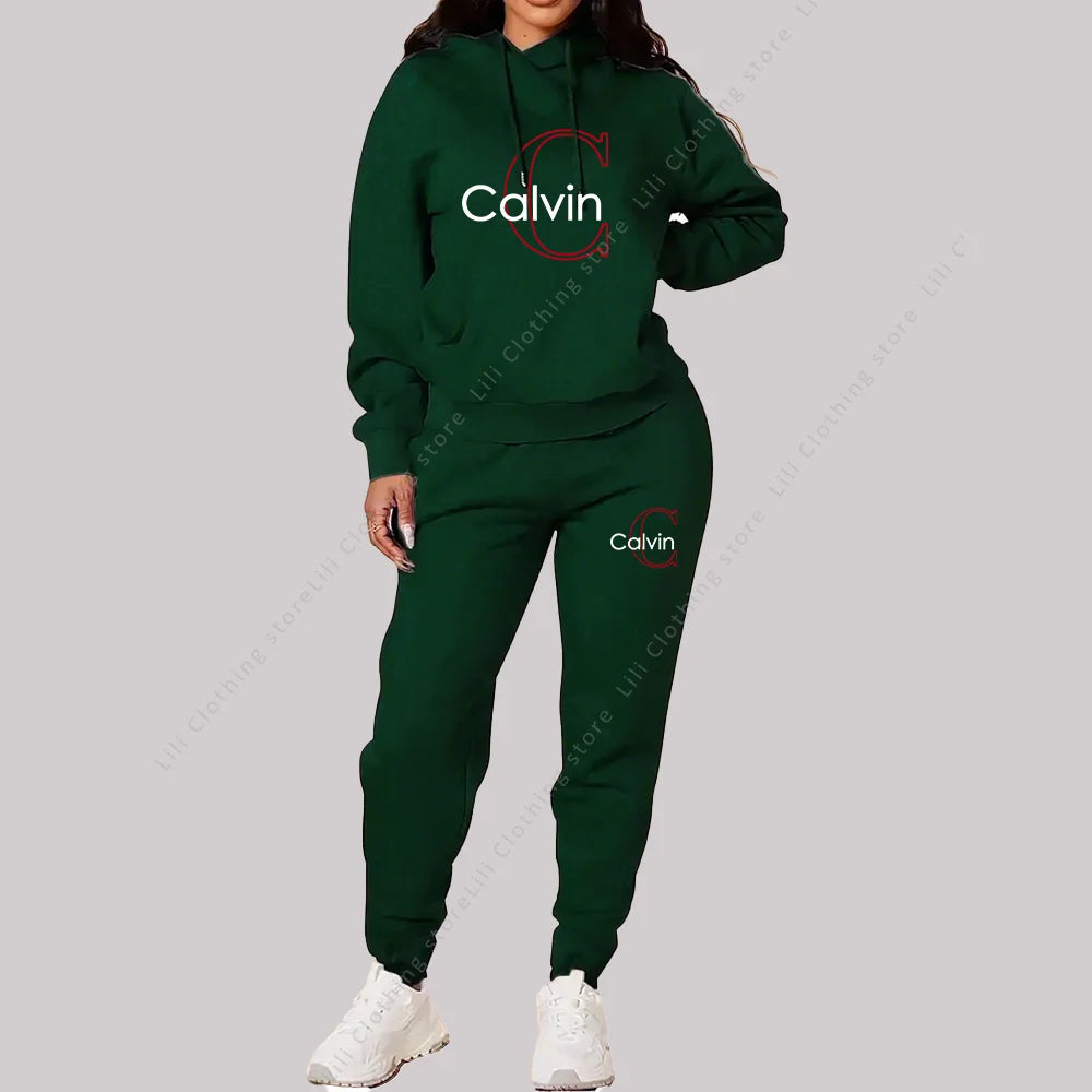 Women's Tracksuit Aesthetic Hoodie | OWNLUXE