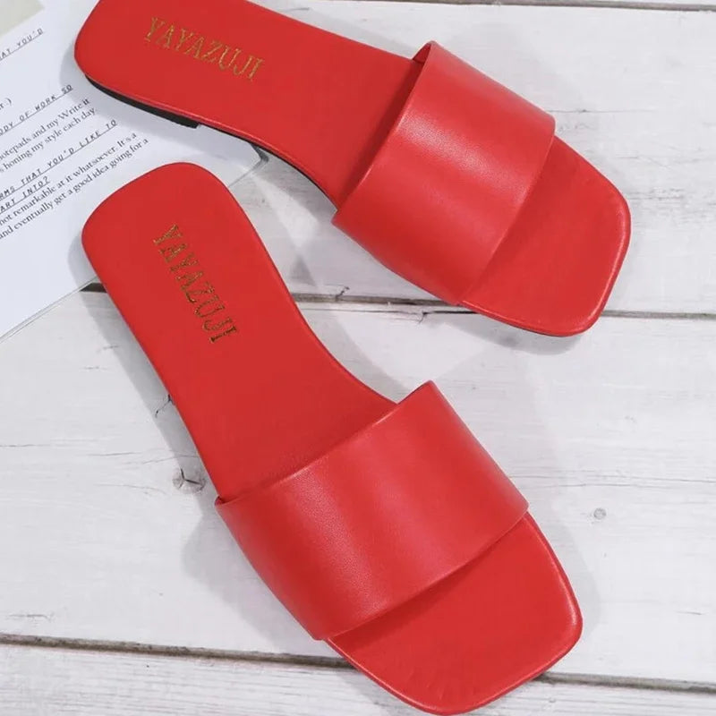 Women’s Platform Slide Slippers – Cushioned Outdoor Comfort
