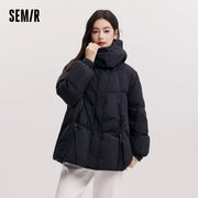 Women's Hooded Jacket (Black) | OWNLUXE