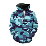 Fashion 3D Printed Camouflage Pattern Hooded Sweatshirt | OWNLUXE