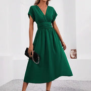 Women's V-Neck Dress | OWNLUXE