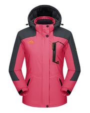 Women's Windproof Fleece-Lined Winter Jacket