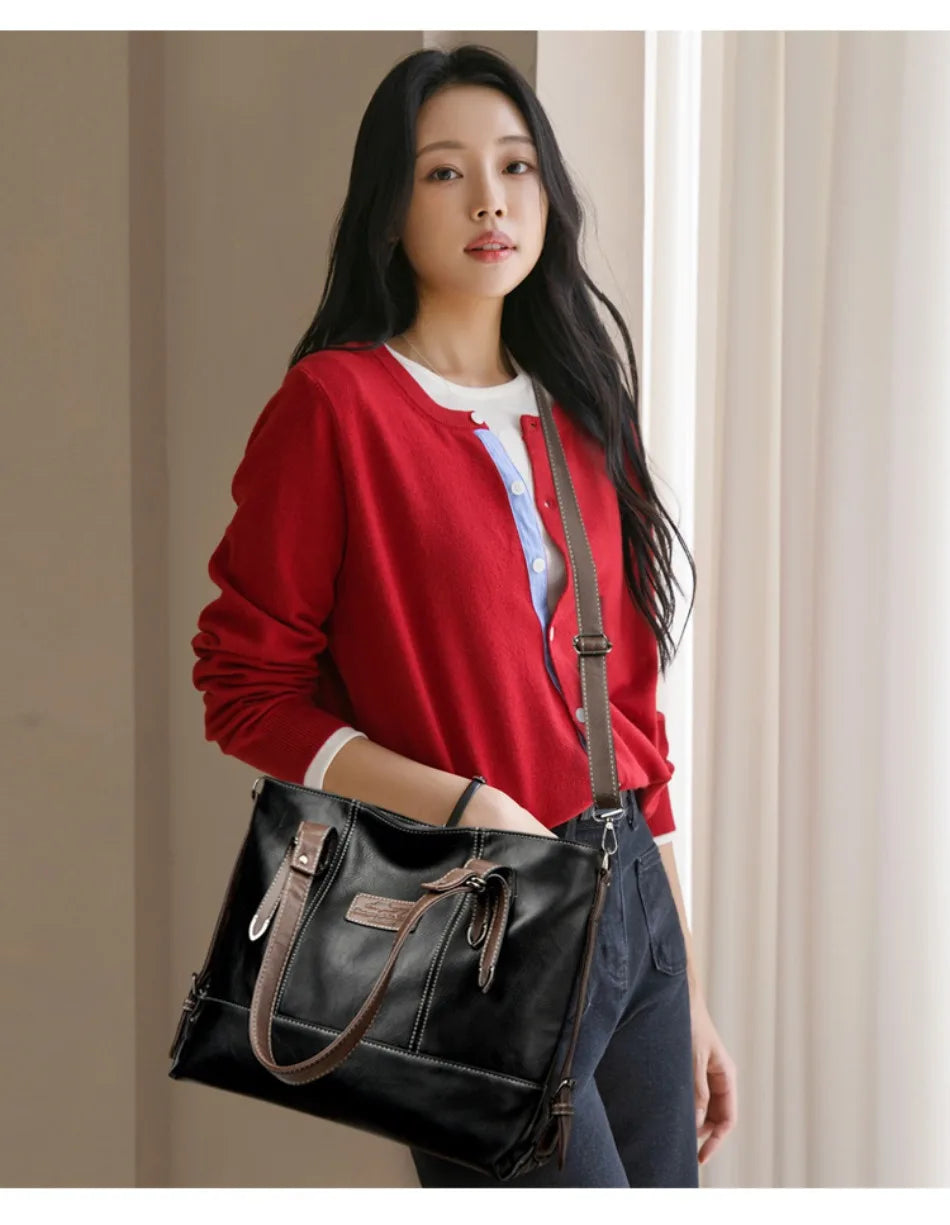 Four Arrows Luxury Handbag – Top Quality PU Leather Designer Shoulder Crossbody
