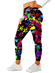 Seamless High-waisted Nude Felling Printed Pants Women's | OWNLUXE