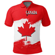 Maple Leaf Flag Polo Shirt For Men's Clothing Canada T-Shirt | OWNLUXE