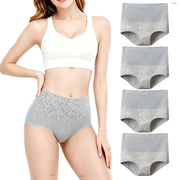 Women's High-Waist Tummy Control Cotton Briefs | Full Coverage | OWNLUXE