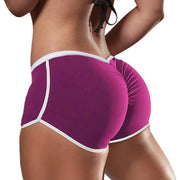 Women’s Low-Waist Sports Shorts – Stretch Gym & Yoga Fit