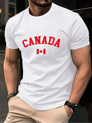 Canada Flag Cotton T-Shirt - Soft Oversized Fit for Men & Women
