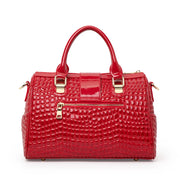 Genuine Leather Boston Bag | OWNLUXE