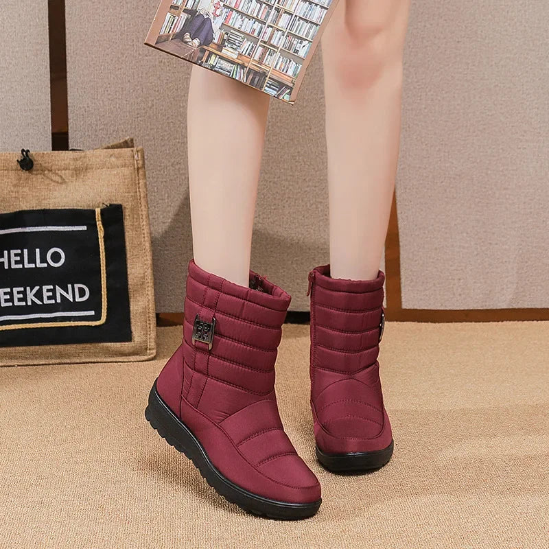 Women's Winter Shoes Ladies Comfortable Fleece Warm Boots | OWNLUXE