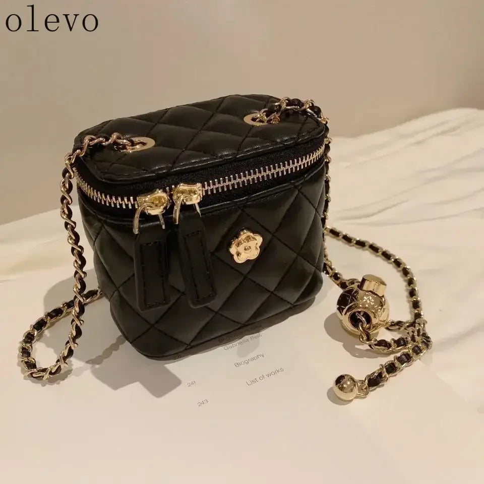 PU Leather Quilted Crossbody Bag – Shop at OWNLUXE