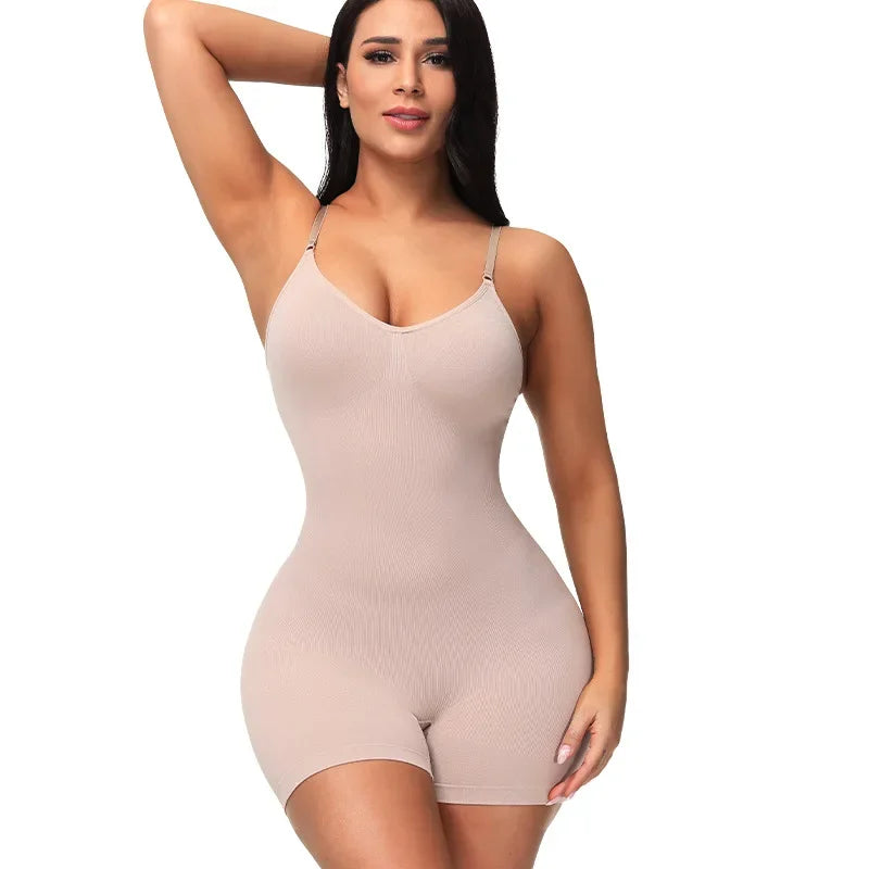 Women’s Full Body Shaper Bodysuit – Tummy & Thigh Slimmer