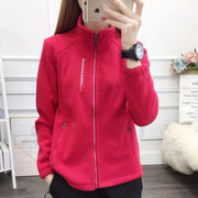 Women's Leopard Print Fleece Jacket – Warm Zipper Coat