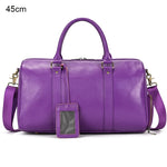 Load image into Gallery viewer, Vintage Leather Travel Duffle – 100% Cowhide | Sac de Voyage en Cuir Véritable
