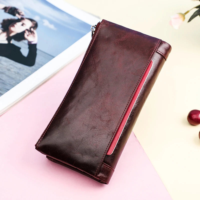 Genuine Leather Vintage Card Holder Wallet | OWNLUXE