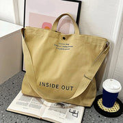 Spacious Canvas Satchel Bag – Shop at OWNLUXE