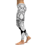 Women’s Ankle-Length Yoga Pants with Elastic Waist