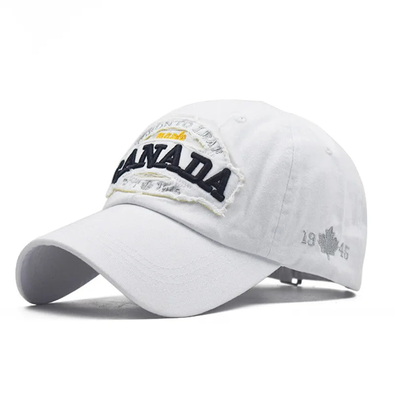 Canada Baseball Flag (White) | OWNLUXE