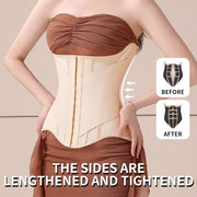 U-Shaped Waist Trainer Corset with Steel Bones for Women