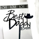 Load image into Gallery viewer, 🎉 Father’s Day Acrylic Sign | Panneau Acrylique Fête des Pères – Décor de Table ou de Fête
