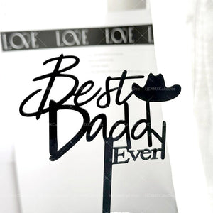 🎉 Father’s Day Acrylic Sign | Panneau Acrylique Fête des Pères – Décor de Table ou de Fête