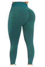 Load image into Gallery viewer, Seamless High Waist Grid Tights Yoga Pants – Breathable, PushUp Leggings for Women
