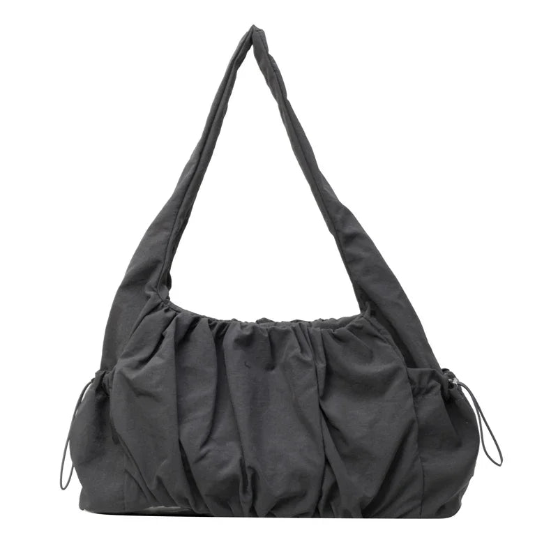 Spacious Nylon Pleated Crossbody Bag – Shop at OWNLUXE