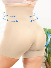 High-Waisted Tummy Control Shapewear Shorts - Body Shaper
