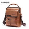Men's Messenger Bag Brand Designer PU Leather Retro | OWNLUXE