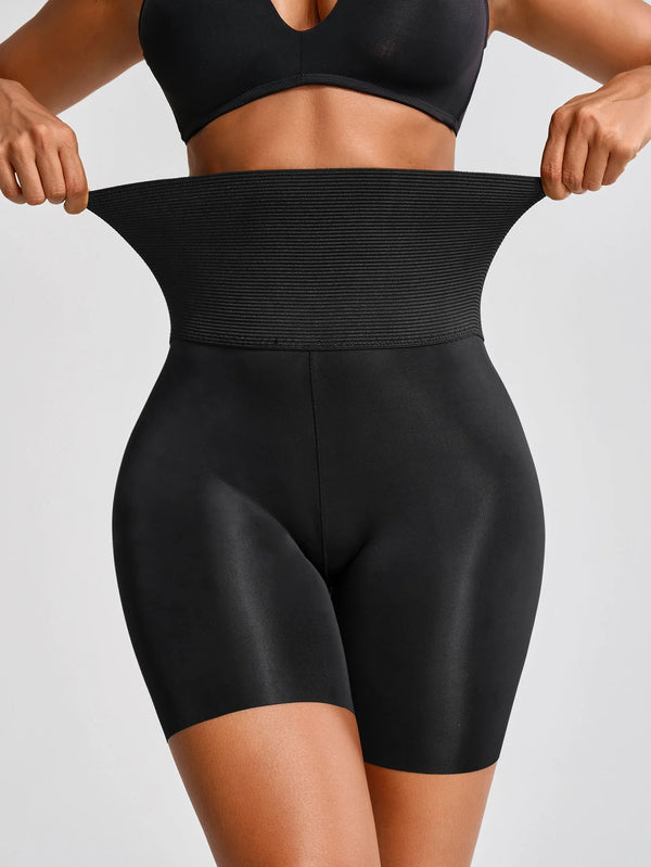 Tummy-Control High-Waist Compression Shorts – Shop at OWNLUXE