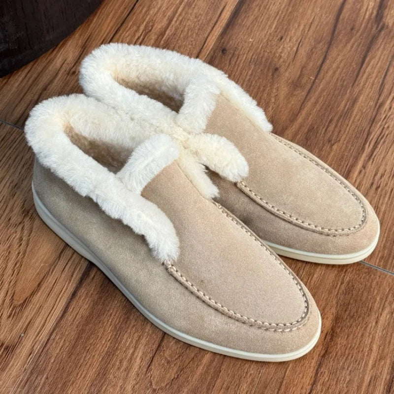 Women's Fur Loafers Slippers – Shop at OWNLUXE