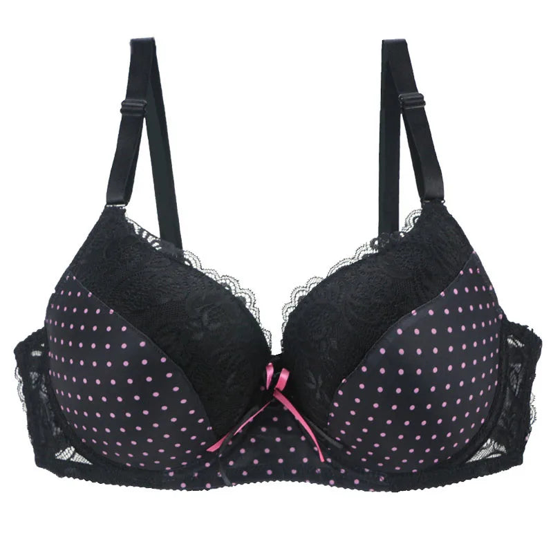 Women's Push-Up Lace Bra (Blue) | OWNLUXE