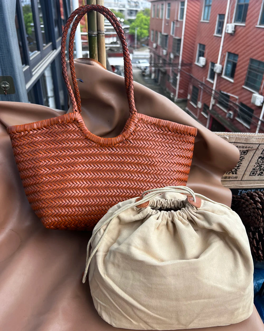 Split Leather Handbag – Shop at OWNLUXE