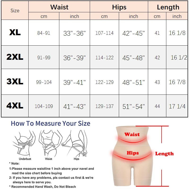 High-Waisted Tummy Control Shapewear Shorts - Body Shaper