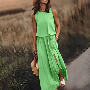 Effortless Summer Mini Dress – Loose Fit, Casual Above Knee Style