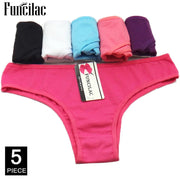 Women's Cotton Bikini Briefs 5-Pack | Striped Low-Rise Underwear | OWNLUXE