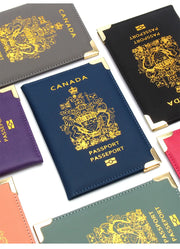 Canada Passport Holder & Travel Organizer – PU Leather Wallet