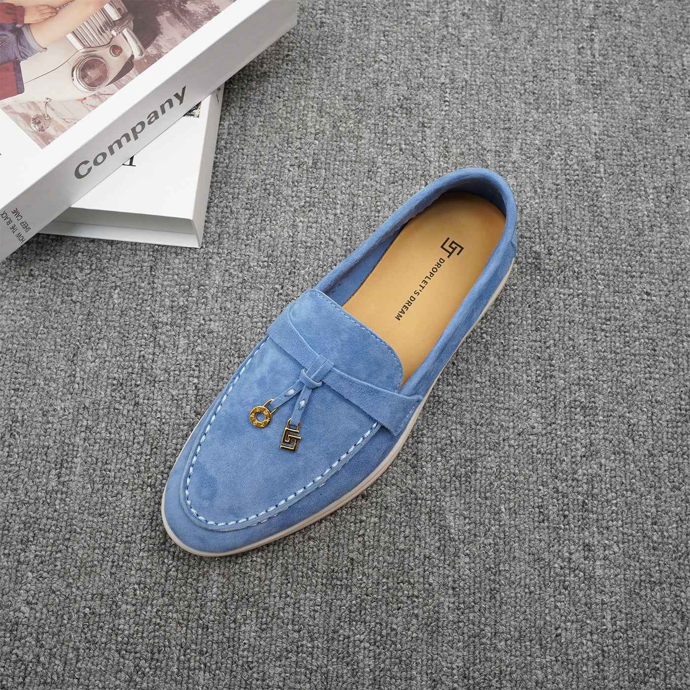 Women's Loafers (Brown & Red) | OWNLUXE