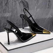 Women's Closed Toe Stiletto Leather Heels | OWNLUXE
