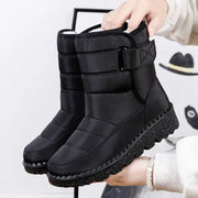 Women's Waterproof Mid-Calf Winter Boots with Plush Lining