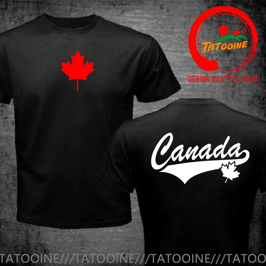 Canada Day Graphic T-Shirt | Maple Leaf & Flag Tee | OWNLUXE